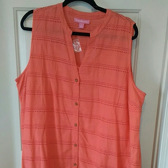 1Coral/1Navy sleeveless mermaid style dress - Picture 2 of 6